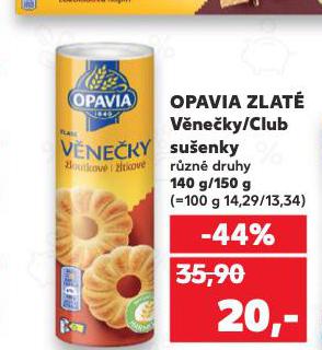 OPAVIA ZLATÉ VĚNEČKY