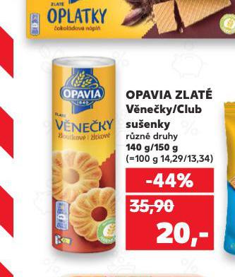 OPAVIA ZLATÉ CLUB SUŠENKY