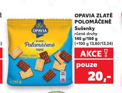 OPAVIA ZLATÉ POLOMÁČENÉ SUŠENKY