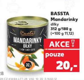 BASSTA MANDARINKY
