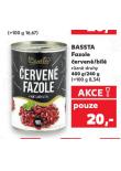 BASSTA FAZOLE ČERVENÉ