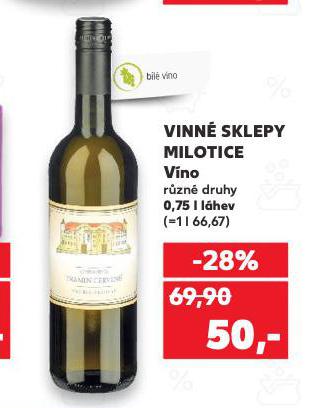 VINNÉ SKLEPY MILOTICE