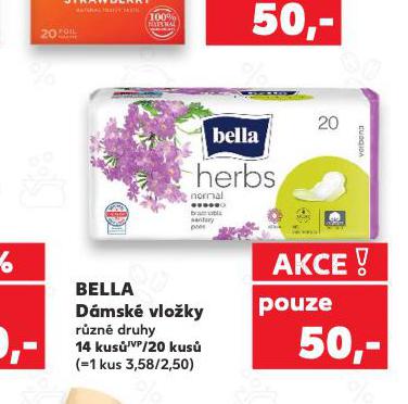 BELLA DÁMSKÉ VLOŽKY