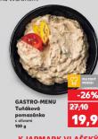 GASTRO-MENU TUŇÁKOVÁ POMAZÁNKA
