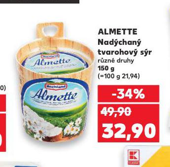 ALMETTE NADÝCHANÝ SÝR