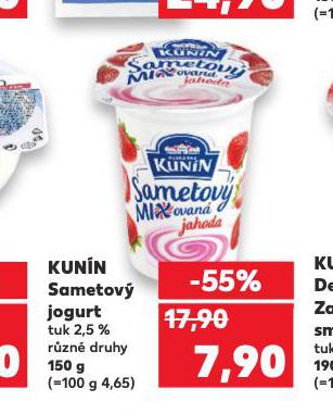 KUNÍN SAMETOVÝ JOGURT
