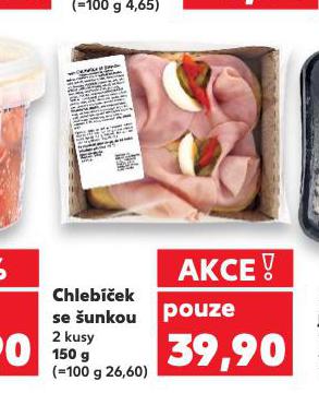 CHLEBÍČEK SE ŠUNKOU