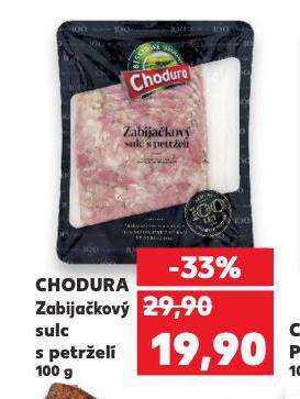 CHODURA ZABIJAČKOVÝ SULC S PETRŽELÍ