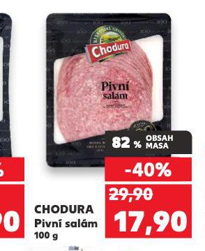 CHODURA PIVNÍ SALÁM