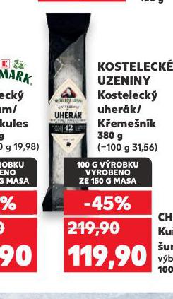 KOSTELECKÉ UZENINY KŘEMEŠNÍK