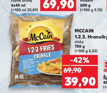 MCCAIN 1.2.3. HRANOLKY