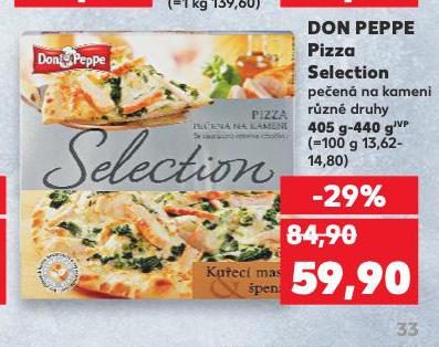 DON PEPPE PIZZA SELECTION