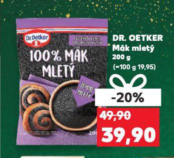 DR. OETKER MÁK MLETÝ