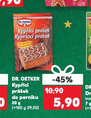DR. OETKER KYPŘICÍ PRÁŠEK DO PERNÍKU