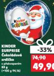 KINDER SURPRISE ČOKOLÁDOVÉ SRDÍČKO
