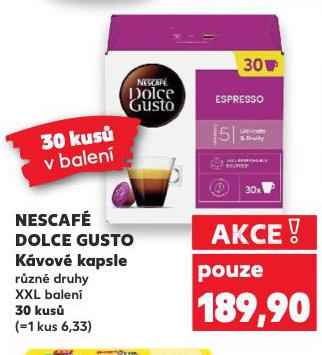 KÁVOVÉ KAPSLE DOLCE GUSTO