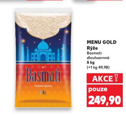 MENU GOLD RÝŽE