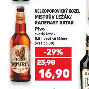 PIVO VELKOPOPOVICKÝ KOZEL