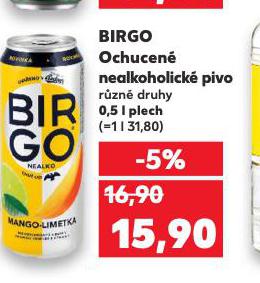 BIRGO NEALKOHOLICKÉ PIVO