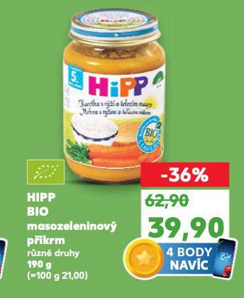 HIPP BIO MASOZELENINOVÝ PŘÍKRM