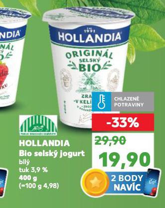 HOLLANDIA BIO SELSKÝ JOGURT