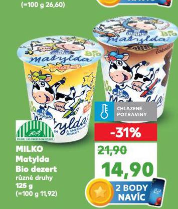 MILKO MATYLDA BIO DEZERT