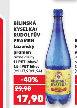 BÍLINSKÁ KYSELKA