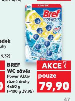 BREF WC ZÁVĚS
