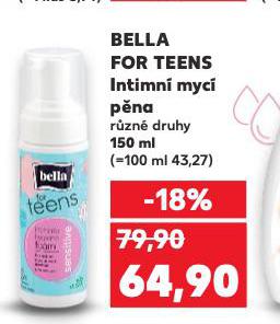 BELLA FOR TEENS INTIMNÍ MYCÍ PĚNA