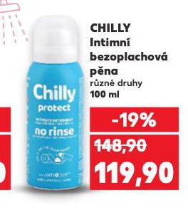 CHILLY INTIMNÍ BEZOPLACHOVÁ PĚNA