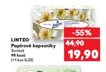 LINTEO PAPÍROVÉ KAPESNÍKY