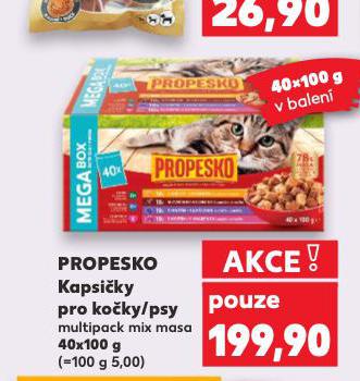 PROPESKO KAPSIČKY PRO KOČKY