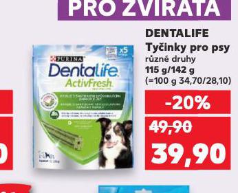 DENTALIFE TYČINKY PRO PSY