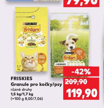 FRISKIES GRANULE PRO KOČKY