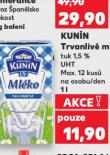 KUNÍN TRVANLIVÉ MLÉKO