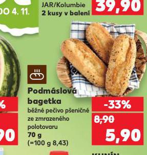 PODMÁSLOVÁ BAGETKA