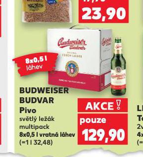 PIVO BUDWEISER BUDVAR