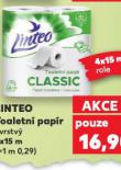 LINTEO TOALETNÍ PAPÍR