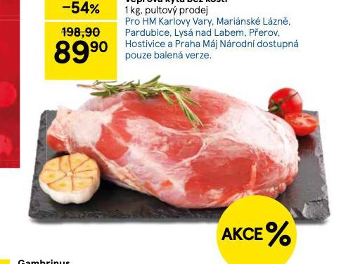 VEPŘOVÁ KÝTA BEZ KOSTI