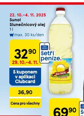 SUNOL SLUNEČNICOVÝ OLEJ