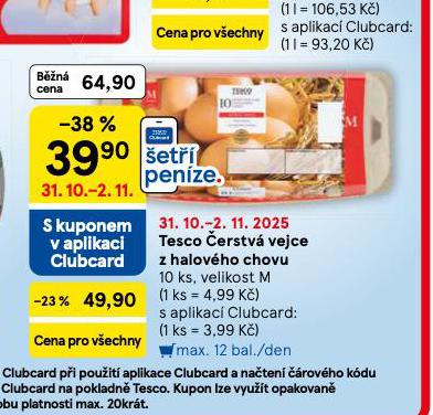 ČERSTVÁ VEJCE Z HALOVÉHO CHOVU