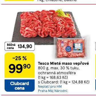 MLETÉ MASO VEPŘOVÉ