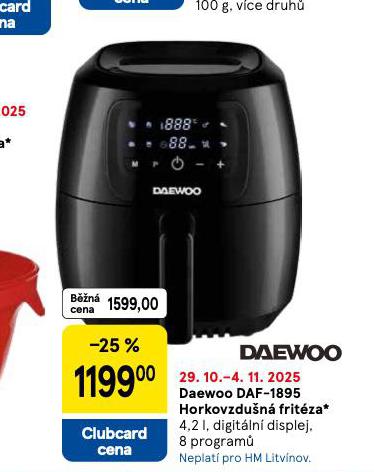 HORKOVZDUŠNÁ FRITÉZA DAEWOO