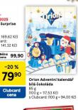 ORION ADVENTNÍ KALENDÁŘ BÍLÁ ČOKOLÁDA