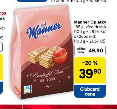 MANNER OPLATKY