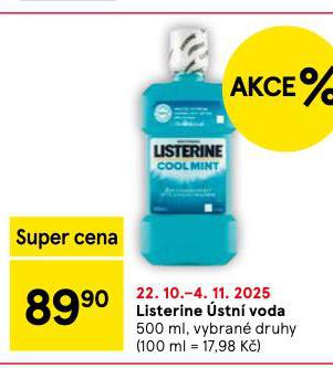 LISTERINE ÚSTNÍ VODA