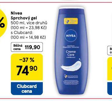 NIVEA SPRCHOVÝ GEL