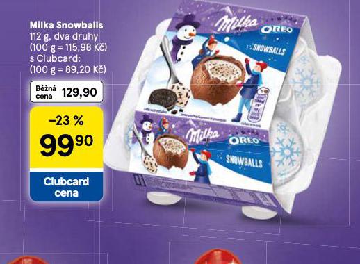 MILKA SNOWBALLS