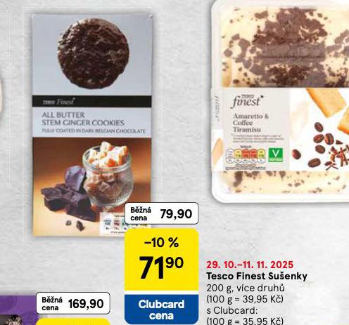 TESCO FINEST SUŠENKY