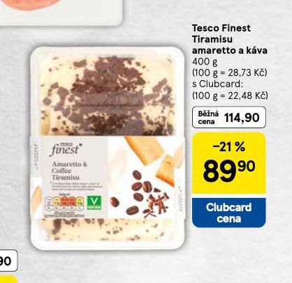 TESCO FINEST AMARETTO A KÁVA